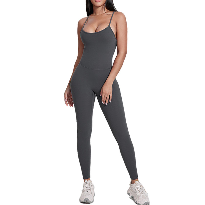 Yoga Romper Y Type Workout One Piece Sleeveless Jumpsuits （513）