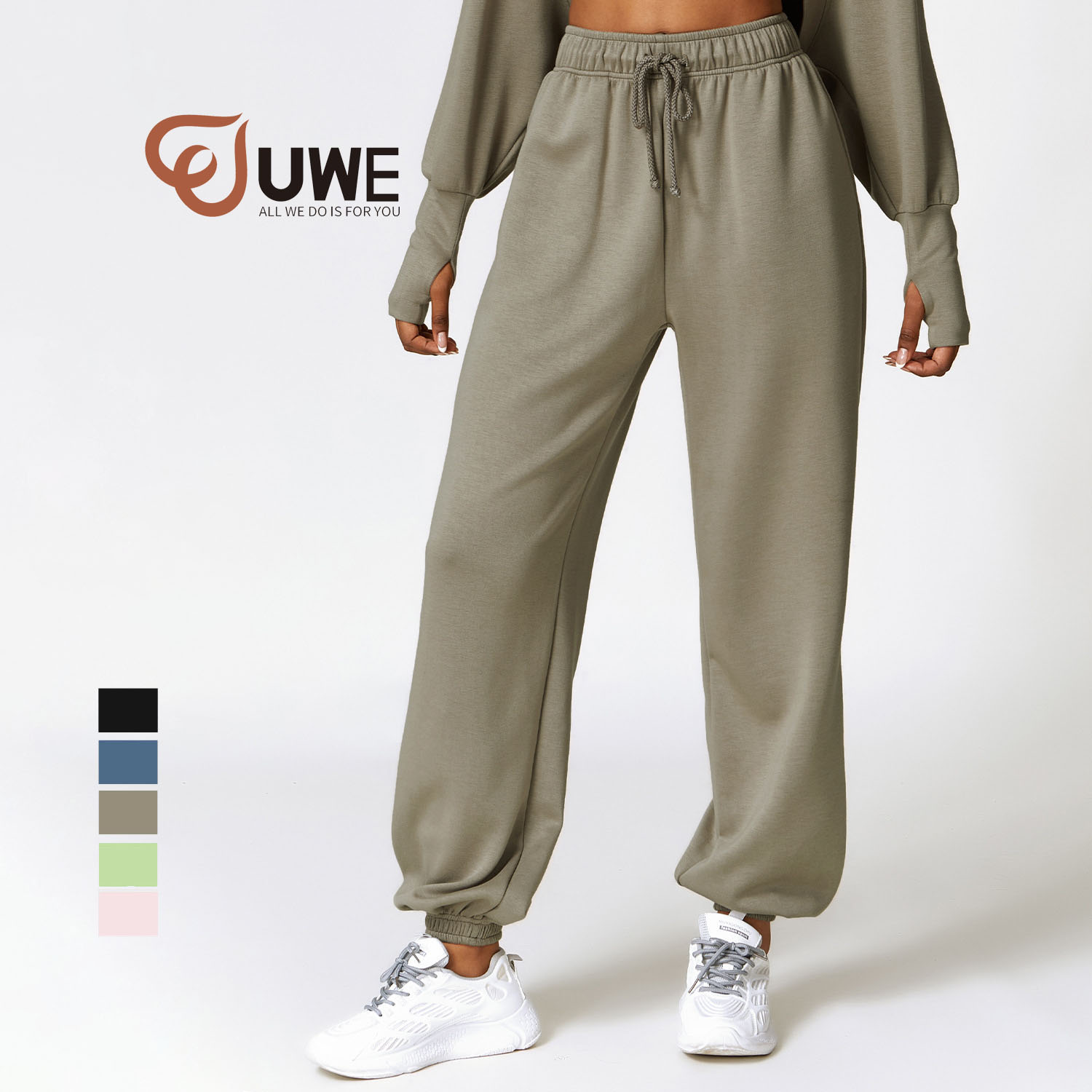 Casual Jogger Sports Sweatpants Loose Straight Leggings