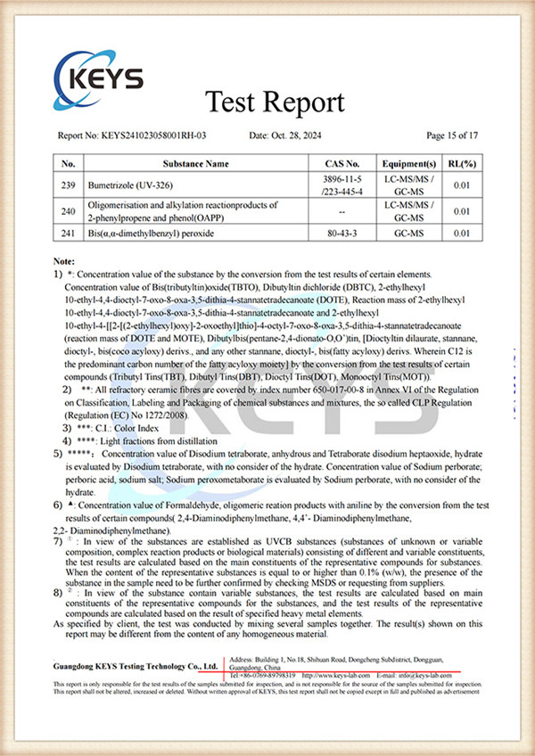 REACH TESTING REPORT 1_14