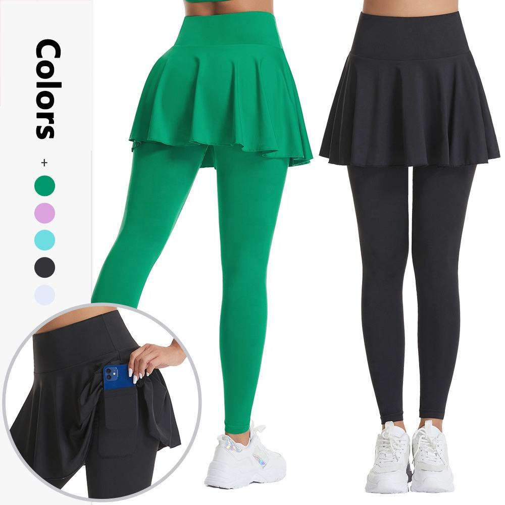 Tennis Skirt Pants Wholesale Running Tights Gym Wear （84）