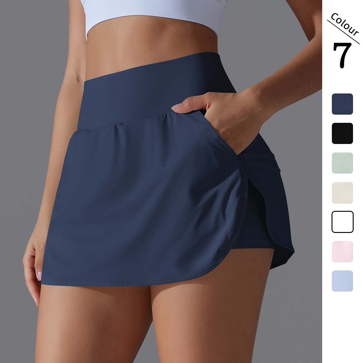 Custom Golf Dress Workout Yoga Tennis Skirts With Pockets（790）