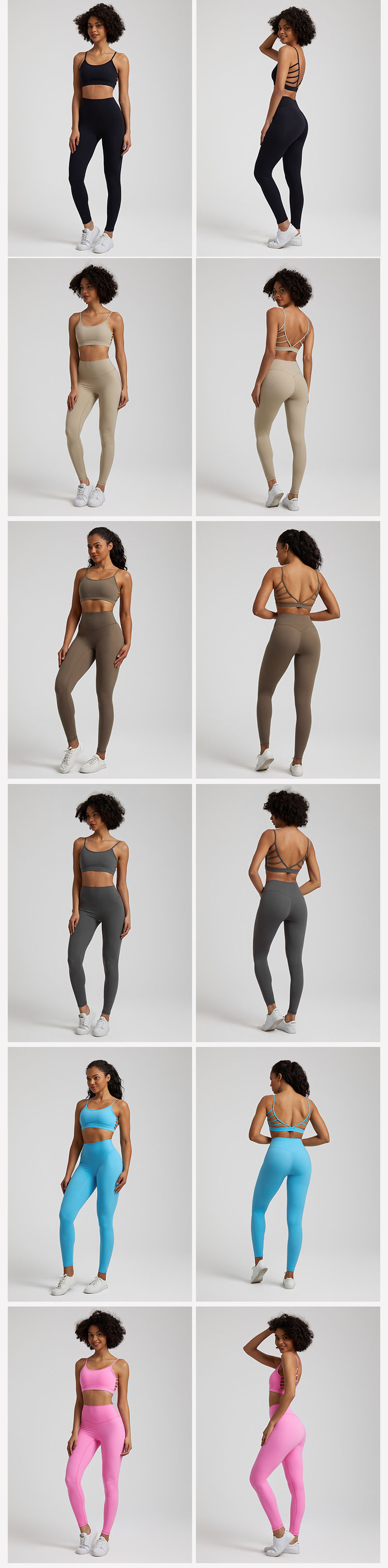 custom yoga 3 Piece sets