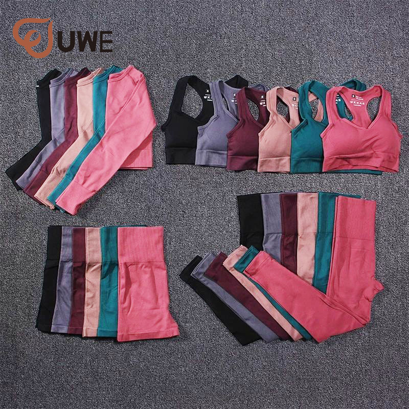 Yoga Set 4PCS Workout Sportswear Gym Clothing Tracksuit